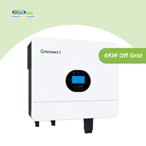 Inversor Solar Todo en Uno <span class=keywords><strong>Growatt</strong></span> de <span class=keywords><strong>10kw</strong></span>, 6000es Plus Monofásico de 230v, Inversor Híbrido Fuera de la Red de 5kw 6kw - Product Image 1