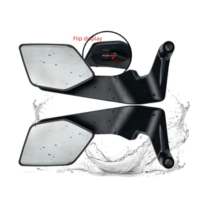 Espejo Retrovisor para Motocicleta, Modificación y Mejora de Estilo, Espejo Retrovisor de Aleación de Aluminio con Amplio Campo de Visión, Espejo Fijo Tipo Ala - Product Image 1
