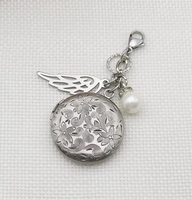 Nouveau pendentif cœur avec breloques, médaillon bouquet de Chine, pendentif de mariage commémoratif pour mariée avec breloque photo et souvenir