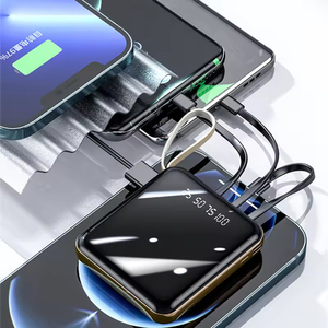 Nouvelle conception, <span class=keywords><strong>logo</strong></span> personnalisé, <span class=keywords><strong>mini</strong></span> batterie Li-polymère portable ultra-mince, 10000 mAh, banque d'alimentation mobile, lumière LED, sortie 10W, Pasonda - Product Image 5