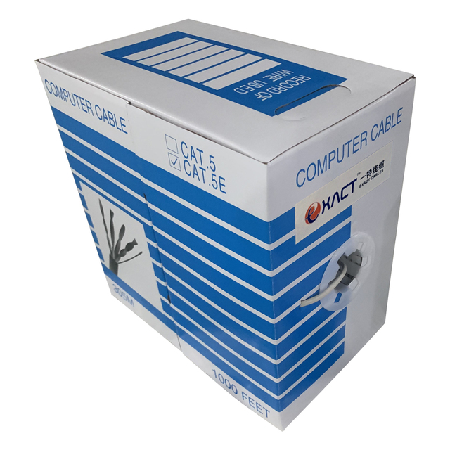 CAT6 Network Cable 1000ft Bulk Ethernet Cable Gigabit Speed UTP LAN Cable Solution for Enterprise Internet Infrastructure