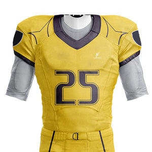 Uniforme de football américain de qualité supérieure, dernier design 2025, uniforme de football américain fabriqué au Pakistan - Product Image 5