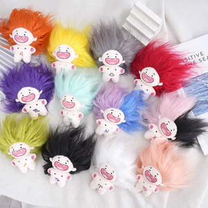 10cm dibujos animados <span class=keywords><strong>Anime</strong></span> felpa estrella signo zodiacs divertido sin dientes Bab-muñeca de algodón <span class=keywords><strong>para</strong></span> llavero colgante bolsa Accesorios - Product Image 1