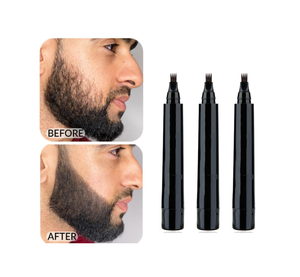 Hot Selling Natural <strong>Beard</strong> Filler <strong>Pencil</strong> Filling Long Lasting <strong>Beard</strong> Full Enhancer Pen for Man - Product Image 6