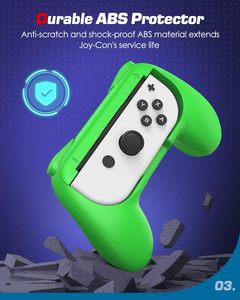 2-<span class=keywords><strong>Pack</strong></span> MoKo Poignée ergonomique noire compatible avec <span class=keywords><strong>Switch</strong></span> <span class=keywords><strong>OLED</strong></span> 2021 Joy-Cons Accessoires de jeu - Product Image 3