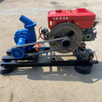 Pompe à boue de dragage de fond de rivière, moteur diesel marin, machine d'aspiration de sable de 3 pouces et 4 pouces