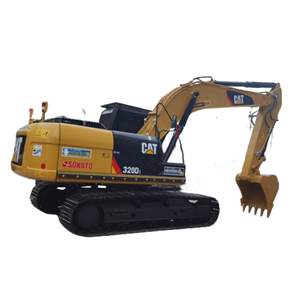 Excavadora de cadenas CAT 320D2 usada en excelentes condiciones de funcionamiento, procedente de Japón, con cazo hidráulico para excavación. Maquinaria pesada usada en stock. - Product Image 1