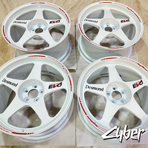 Jantes en alliage forgées Desmond RegaMaster EVO II 17 pouces pour JDM MITSUBISHI Lancer Evolution HONDA NSX Civic Type-R Silvia S14/S15 - Product Image 2