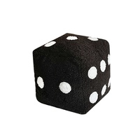 Coussin décoratif créatif et simple pour la maison, personnalisable, en forme de cube, jouet en peluche amusant en forme de dés, coussin de canapé, futon, tapis de sol