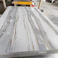 Lámina de PVC Duradera con Textura de Mármol, Impermeable, Resistente al Fuego, Revestimiento de Pared Decorativo Moderno para Uso Doméstico