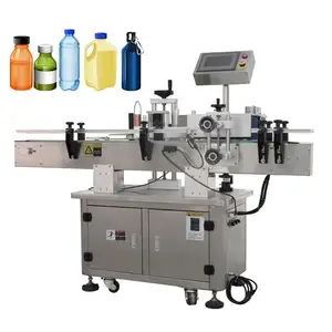 Fabriek Gemaakt Semi-Automatische Ronde Fles Etiketteermachine Etiketteermachine Voor Grote Flessen 15l