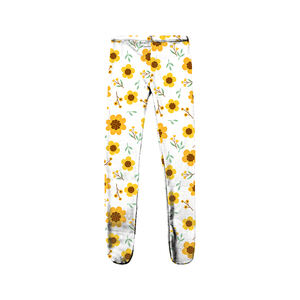 Leggings pour filles et bébés filles, taille haute, longs, style vintage, motif rose, pour la Saint-Valentin - Product Image 2