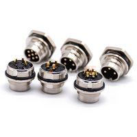 Conector M16 Cable de soldadura recto macho hembra de 4 pines Montaje trasero