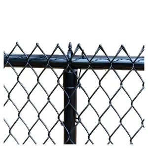 Factory Supply Cheap 2.5mm 8 Foot Galvanized Wire Chain Link Wire Mesh Fence For Sale