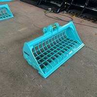 Aksesoris Excavator Penyaring Riddle Sieve RSBM Skeleton Bucket 1000mm