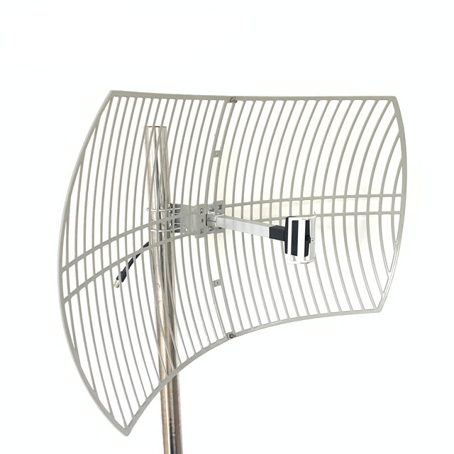 Water proof Powerful High Gain 915mhz Outdoor Parabolic Grid 24dbi Directional Antenna