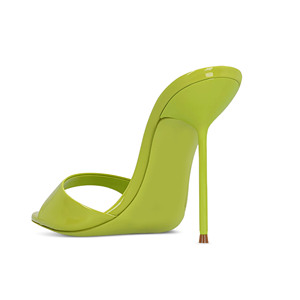 <span class=keywords><strong>Sandali</strong></span> da Donna con Tacco a Spillo in Metallo, Suola Personalizzata, Colore Verde, in PU, per Cene ed Eventi, Collezione 2026 in Saldo - Product Image 2