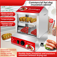 Chauffe-pains à hot-dogs et burgers, équipement commercial de maintien au chaud des aliments pour restaurants