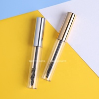 Tubes de Mascara vide avec applicateur de brosse, 50 pièces, usage personnalisé, violet, noir, argent, rouge, bleu, blanc, or, 10ml