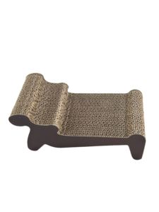 Ecologisch verantwoorde krabpaal voor kittens, van golfkarton, met recyclebaar materiaal. - Product Image 3