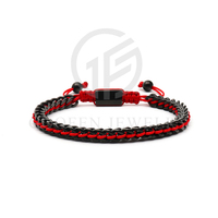 Le bracelet pour homme en acier inoxydable poli galvanisé ne se décolore pas pendant deux ans