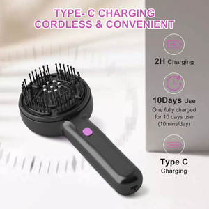 Nuevo peine de masaje eléctrico importado de <span class=keywords><strong>Amazon</strong></span> transfronterizo, masajeador de cabeza de Medicina de esencia de cabello de cabeza roja - Product Image 5