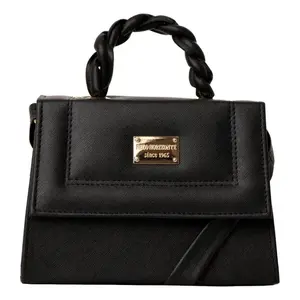 Sac à bandoulière vintage pour femme Nicole Black avec une seule chaîne, imperméable, protégé par RFID, en cuir PU et polyester, toutes saisons, taille S - Product Image 4