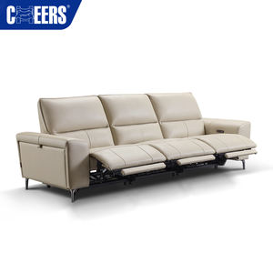 أريكة مقطعية فاخرة عصرية مريحة 3 مقاعد أثاث جلدي - Product Image 2