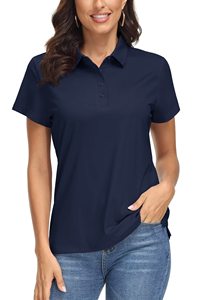 <span class=keywords><strong>Polo</strong></span> Sportiva Estiva a Maniche Corte con Logo Personalizzato, T-shirt <span class=keywords><strong>Polo</strong></span> Personalizzata per Donne - Product Image 5