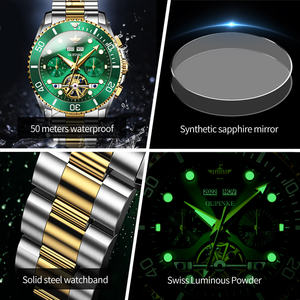 OUPINKE 3229 <span class=keywords><strong>montre</strong></span>-bracelet ronde pour hommes, prix d'usine bon marché, Sport, lumineux, étanche, <span class=keywords><strong>Tourbillon</strong></span>, automatique, mécanique - Product Image 6