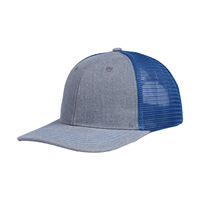 Gorra de béisbol transpirable de algodón con protección solar para camioneros - Estilo casual de moda para hombre, de verano, de 6 paneles, multicolor