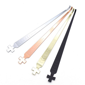 Rose Gold Candle Wick <b>Hook</b> Stainless Steel Cross Shaped Extinguisher Tool For Candles Fragrance Accessories - Product Image 2