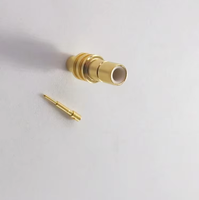 Connecteur d'antenne coaxiale RF 50 ohms SMB mâle (prise) pour câble de 0,086''