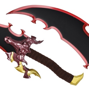 Jeu Solo Nivellement Arise Cosplay Sword Set Sung Jin Woo Real Weapon Replica 440ss Blade Demon King Dagger - Product Image 5