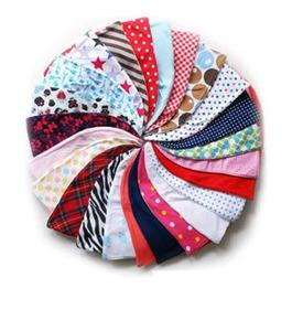 Soft Cotton Triangle Bandana Bibs for <b>Baby</b> Boys Girls Breathable Absorbent <b>Muslin</b> Teething Drool Snap Bibs Plain Polyester Pack - Product Image 3