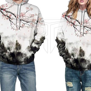 Meilleure vente Sweat à capuche d'hiver léger pour hommes impression 3D personnalisée Streetwear Premium 100% coton polaire tissu Puff Technics solide - Product Image 5