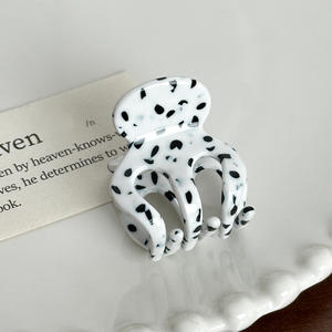 Nuove Mollette per Capelli Colorate in Acetato da 3,3 cm per Donne e Ragazze, Accessori per Capelli - Product Image 3