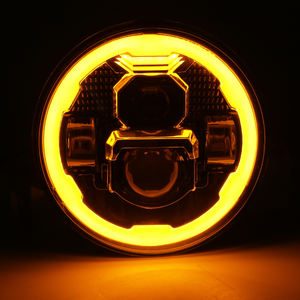 Morsun para Bonneville T100 T120 Speed Twin <span class=keywords><strong>Scrambler</strong></span> 900 1200 D0T Emark LED faro 7 "para Triumph faro - Product Image 6