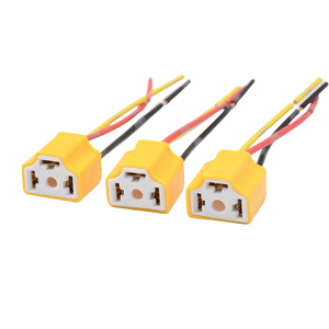 Conector de Enchufe de Cerámica H4 para Faros de Coche, Retardante de Llama a Alta Temperatura, Venta al por Mayor de Fábrica, Accesorios de <span class=keywords><strong>Aire</strong></span> Multicolor a Granel - Product Image 5