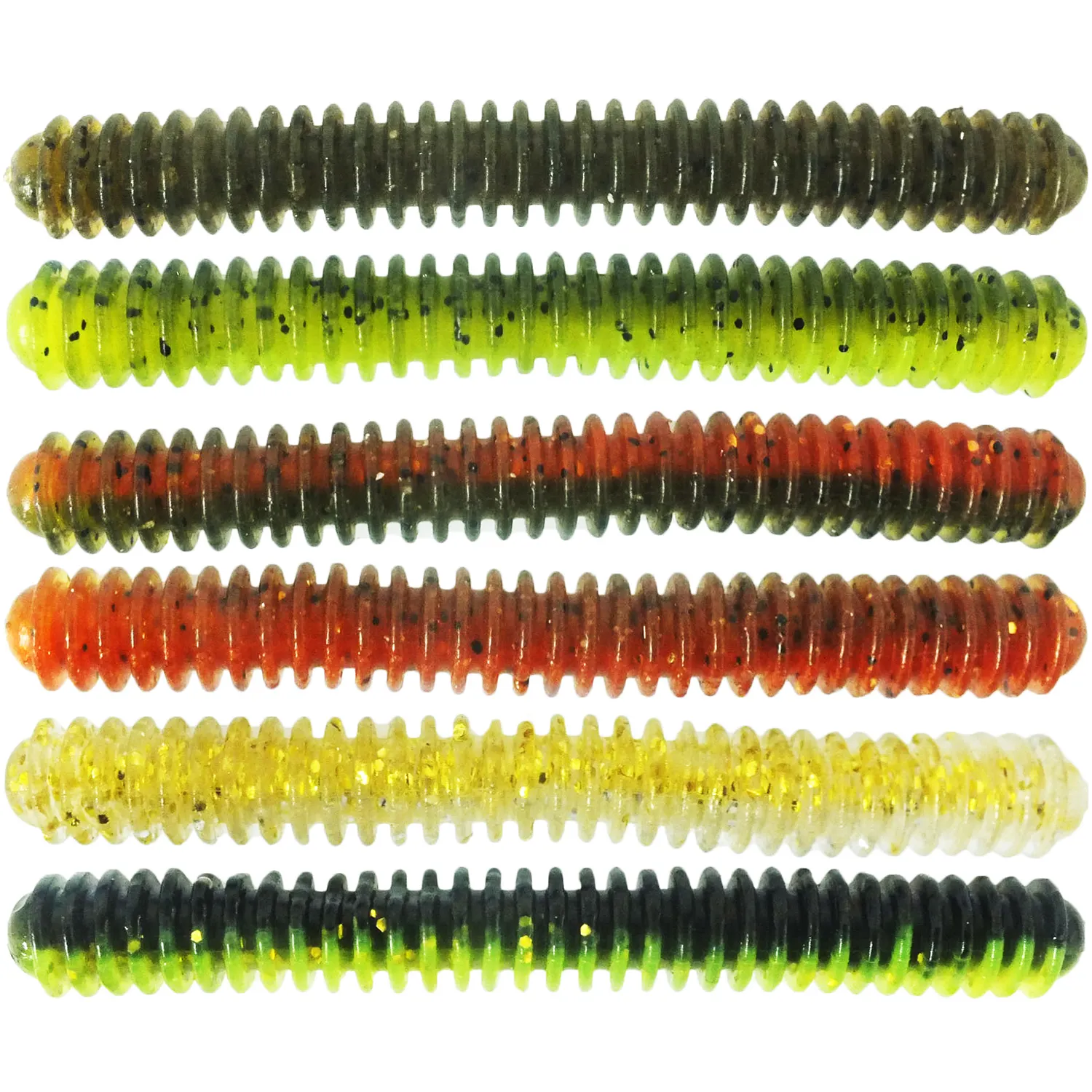 RTH 4.1 "6.5G 4.1" 8.5G colorato morbido esche da pesca in plastica senko a vite senza fine esche esche da pesca a vite senza fine richiamo 4 pollici