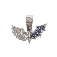 Collier pendentif chauve-souris PD3130, collier pendentif tendance pour homme, accessoire en alliage à la mode