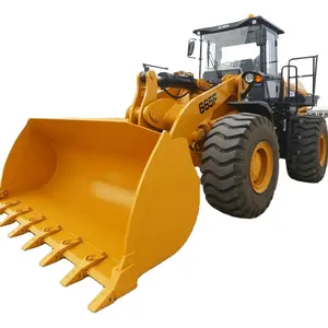 China's high quality 6-ton wheel loader 4-wheel drive loader Articulated loader with extended arm low price