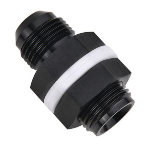 Conectores Adaptadores de Combustible AN6 AN8 AN10 AN12 de Metal Negro para Uso en Motores Automotrices - Product Image 2