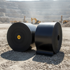 Sabuk konveyor pemotong kustom industri baru grosir terbuat dari poliester Karet Industri dan nilon untuk pemrosesan kerikil pasir - Product Image 4