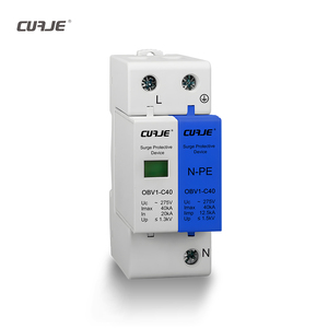 230V DIN đường sắt duy nhất giai đoạn TN-S nối đất <span class=keywords><strong>SPD</strong></span> bảo vệ loại 2 trên điện áp tăng thiết bị bảo vệ cho chống sét - Product Image 3