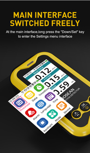 בוזאן FS-5000 מונה גייגר מינון קרינה דוזימטר גלאי קרינה גרעינית מד סקר קרינה עבור X בטא גמא קרן - Product Image 3