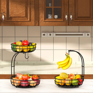 Cestello in metallo impilabile <span class=keywords><strong>di</strong></span> alta qualità con rivestimento a polvere per <span class=keywords><strong>frutta</strong></span>, verdura e articoli da toeletta. - Product Image 4