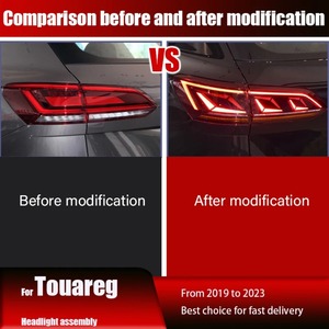 Feux arrière HETOP pour <span class=keywords><strong>Touareg</strong></span> 2019-2023, feux arrière LED pour voiture, design arrière amélioré, feux arrière LED Plug and Play pour Volkswagen - Product Image 2