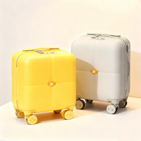 Valise à roulettes MGB de 14 pouces à porter sous le siège, valises rigides légères, petite valise mini, valise TSA pour les voyages