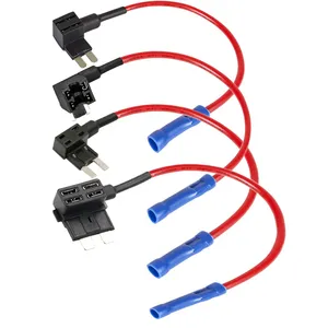 Auto 12V 24V Standard Add A Circuit Fuse Tap Piggy Back ATC ATO ATM Micro Mini inline Waterproof Car Fuse Holder